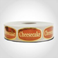 Cheesecake Label - 1 roll of 1000 (568091)