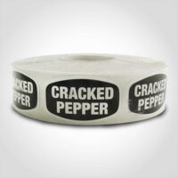 Cracked Pepper Label - 1 roll of 1000 (568148)