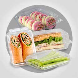 hinged food takeout containers category