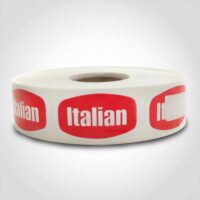 Italian Label - 1 roll of 1000 (568189)