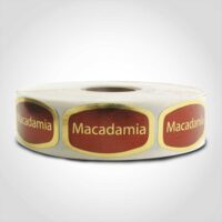 Macadamia Label - 1 roll of 1000 (568095)