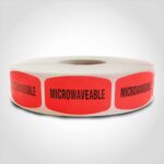 Microwaveable label sticker