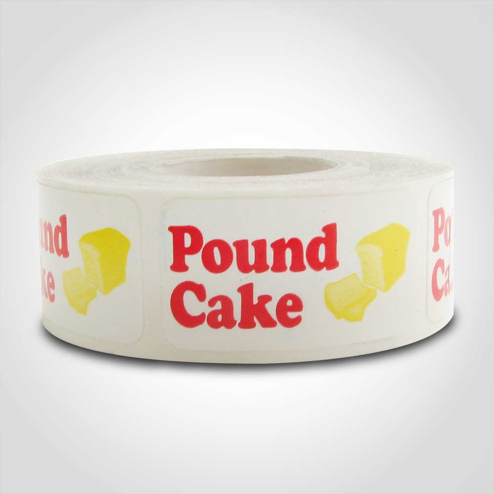 Pound Cake Label - 1 roll of 500 (569146)