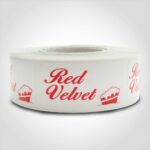 Red Velvet Sticker Labels