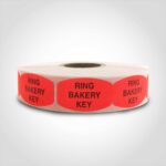 Ring on bakery Sticker Labels