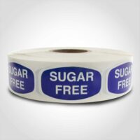 Sugar Free Label - 1 roll of 1000 (568080)