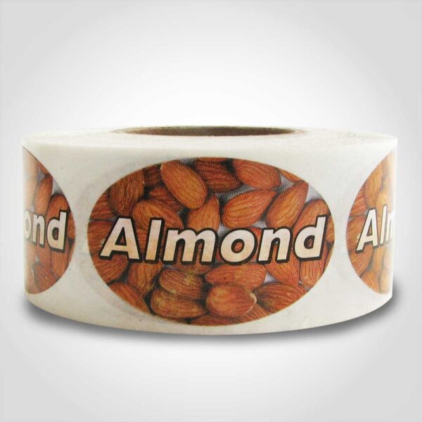 Almond Label - 1 roll of 500 (560049)