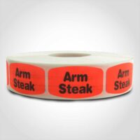 Arm Steak Label - 1 roll of 1000 (520135)