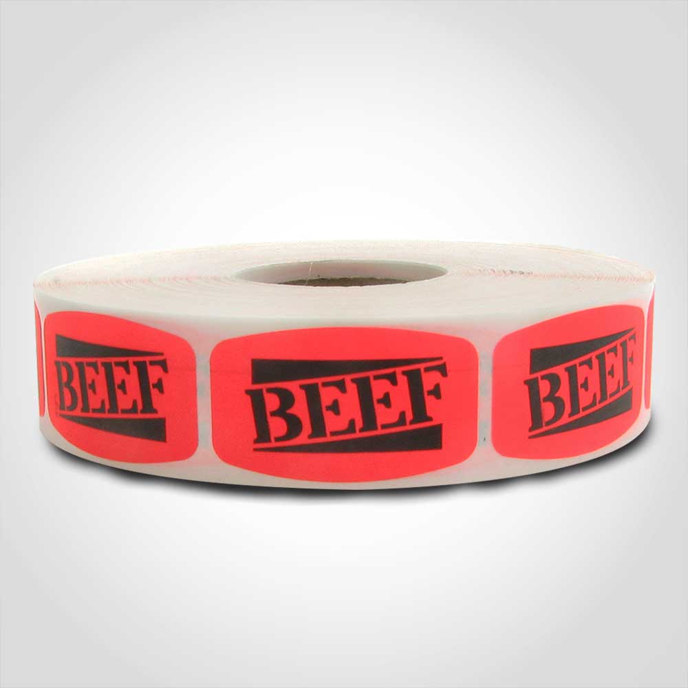 Beef Label - 1 roll of 1000 (540008)