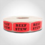 beef stew meat label sticker