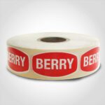 berry label sticker