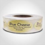 blue cheese label sticker