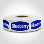 blueberry label sticker