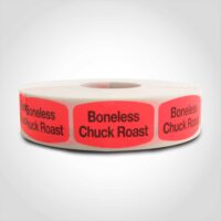 Boneless Chuck Roast Label - 1 roll of 1000 (540012)