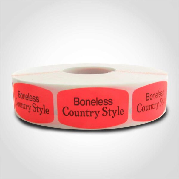 Boneless Country Style Label - 1 roll of 1000 (540173)