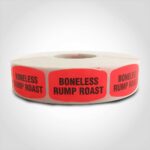 boneless rump roast meat label sticker