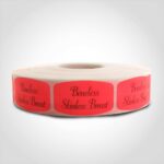 boneless skinless breasts label butcher meat sticker