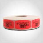 boneless waste free label butcher meat sticker