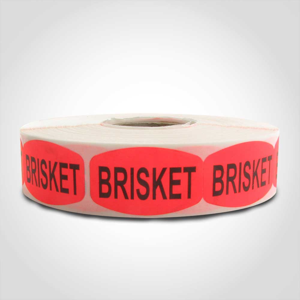 Brisket Day-Glo Label - 1000 Pack (540171)