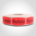 buffalo meat label sticker