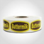 buttermilk label sticker