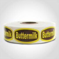 Buttermilk Flavor Label - 1 roll of 1000 (568013)