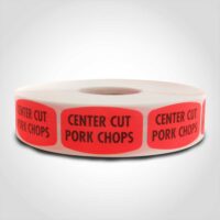 Center Cut Pork Chops Label - 1 roll of 1000 (540028)