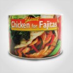 chicken for fajitas meat label sticker