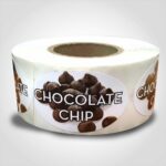 chocolate chip label sticker