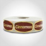 cinnamon label sticker