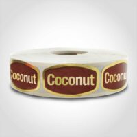 Coconut Label - 1 roll of 1000 (568023)