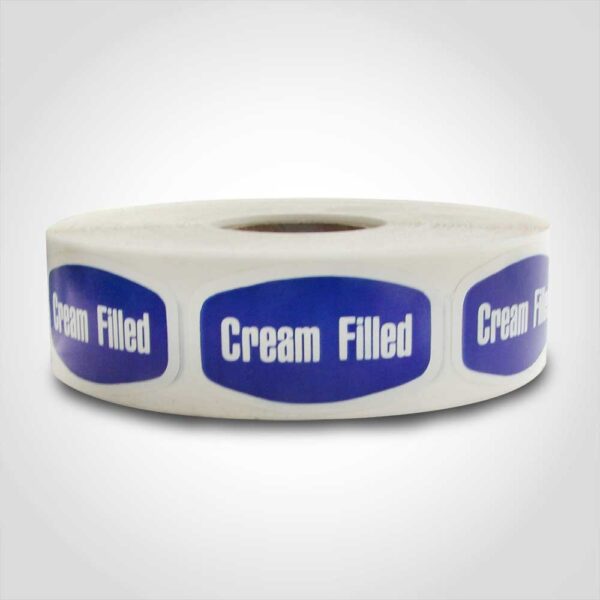 Cream Filled Label - 1 roll of 1000 (568026)
