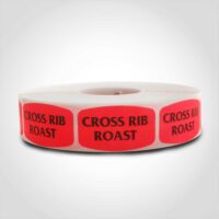 Cross Rib Roast Label - 1 roll of 1000 (540193)