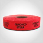 delmonico steak label butcher meat sticker