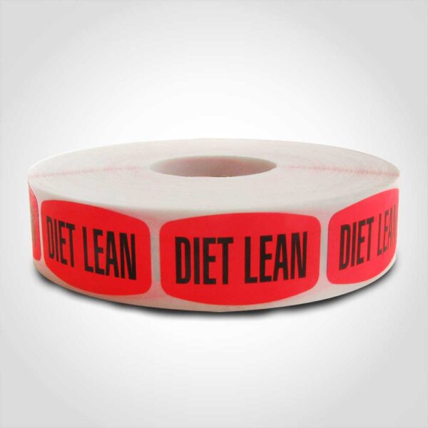 Diet Lean Label - 1 roll of 1000 (510017)