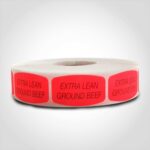extra lean ground beef butcher meat label sticker