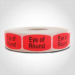 eye of round label butcher meat sticker