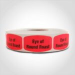 eye of round roast label sticker