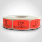 fine for crockpot label butcher meat sticker