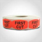 first cut butcher meat label sticker