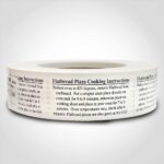 flatbread pizza cooking instructions label sticker