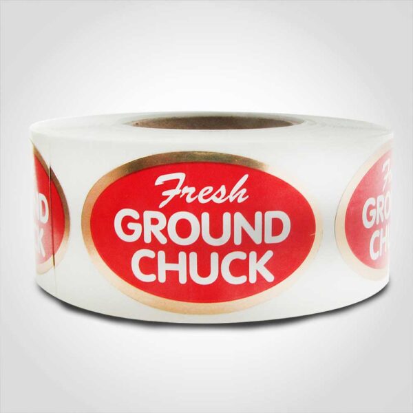 Fresh Ground Chuck Label - 1 roll of 500 (500160)