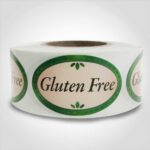 gluten free label sticker