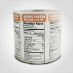 ground chicken nutritional label
