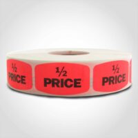 1/2 Price Label - 1 roll of 1000 (510119)