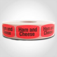 Ham and Cheese Label - 1 roll of 1000 (520031)