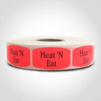 Heat N Eat Label - 1 roll of 1000 (510047)