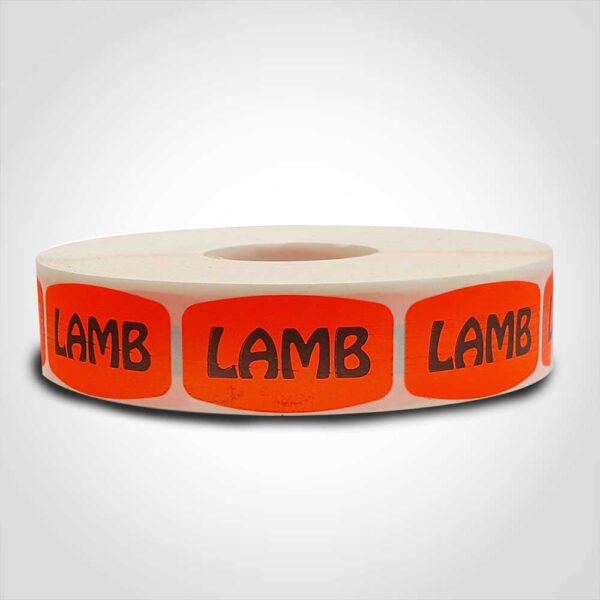 Lamb Day-Glo Label - 1000 Pack (540076)