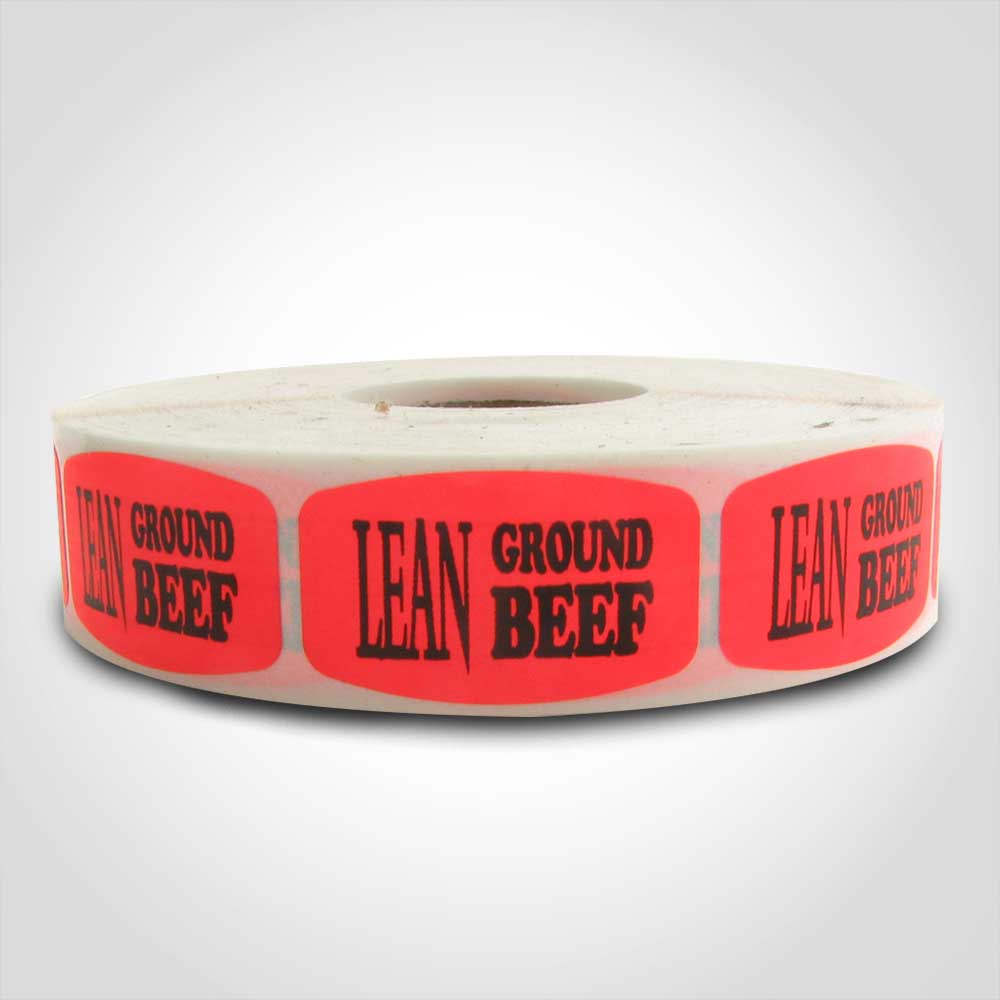 Lean Ground Beef Label - 1 roll of 1000 (540065)