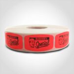 manager's special label sticker